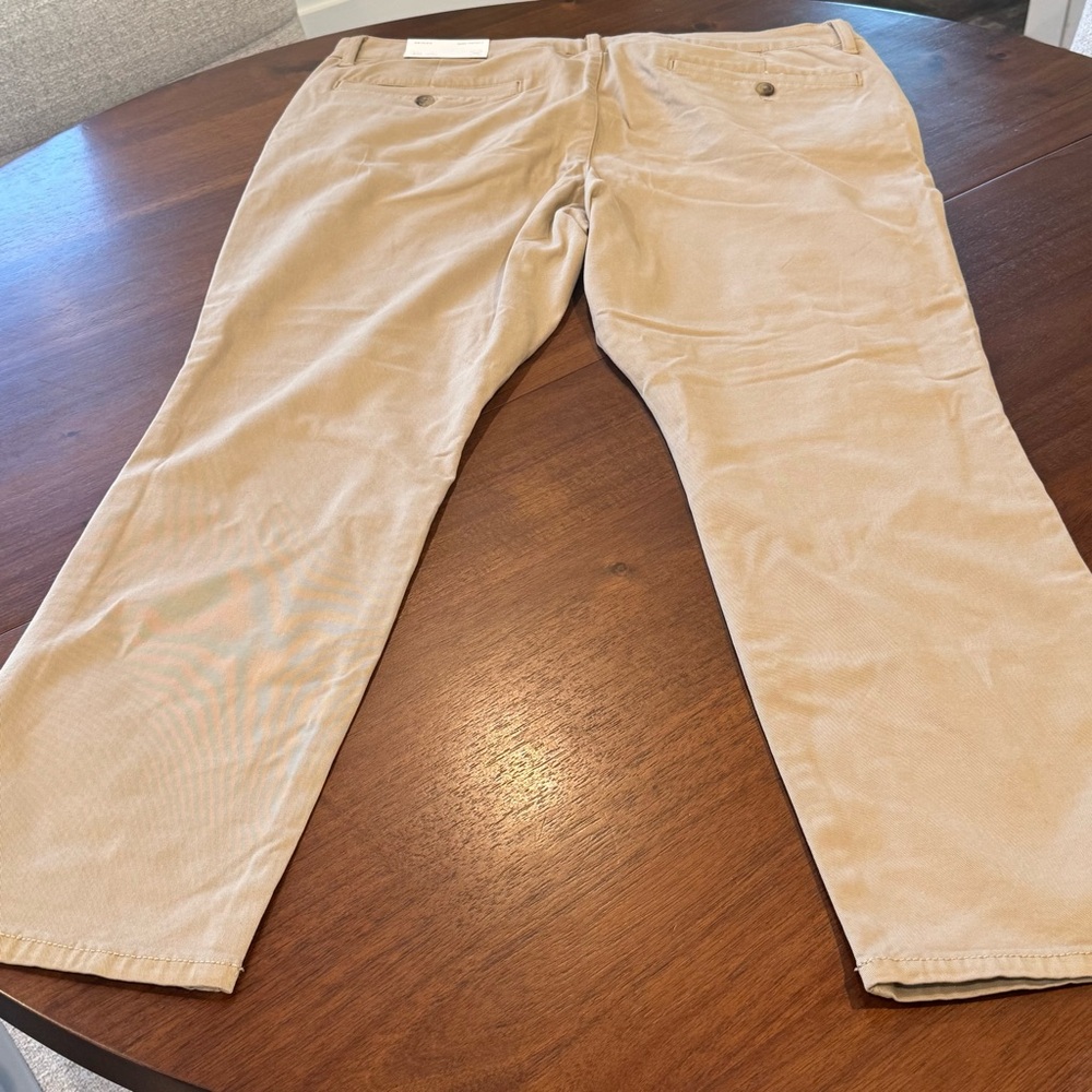 New American Eagle Outfitters Khaki Super Stretch X Skinny Low Rise Pants 20S - Picture 5 of 7